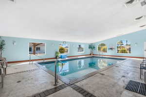 View of indoor pool