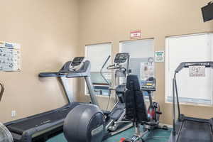 View of exercise room