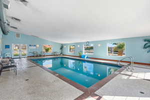 View of indoor pool