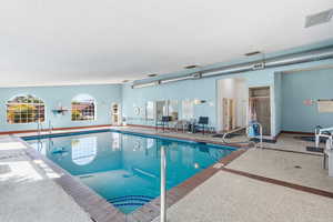 View of indoor community pool