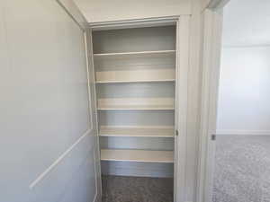 View of closet