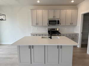 Kitchen with Quartz Countertops