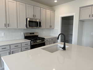 Kitchen with Quartz Countertops