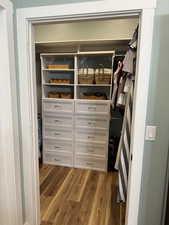 View of closet