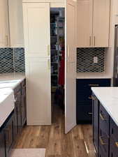 View of storage area