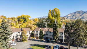 Drone / aerial view of mountains