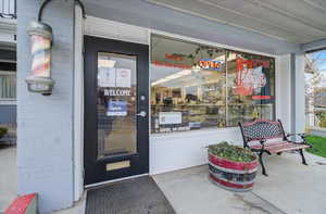 View of exterior entry