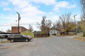 View of asphalt street