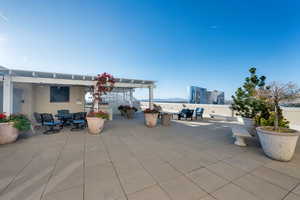 Roof top lounge area