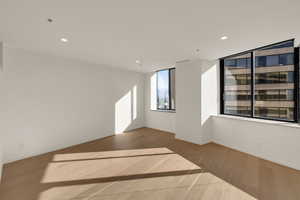 2nd bedroom with city views