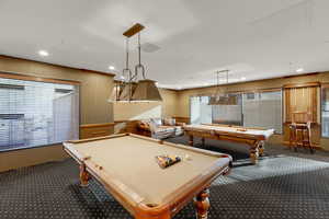 Billiards room