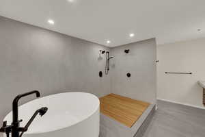 Primary Bathroom with double shower