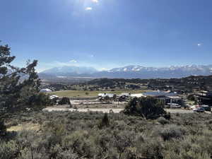 View of mountain background