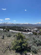 View of mountain background