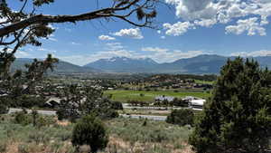 View of mountain backdrop