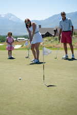 Surrounding community with a mountain view