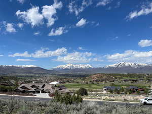 View of mountain background