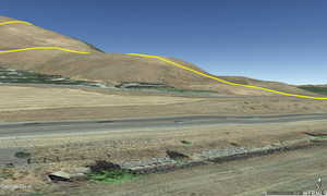 View of mountain backdrop