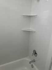 Bathroom featuring bathing tub / shower combination