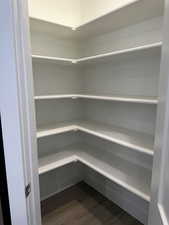 View of storage area