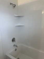 Bathroom with tub / shower combination