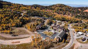 Aerial view of mountains
