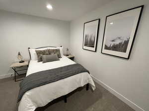 Basement bedroom