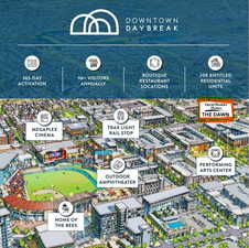 Home located by Downtown Daybreak area within 8 minute walk of Utah's first sports and entertainment district (ball park, Megaplex cinema, bowling, open air concert venue, etc)