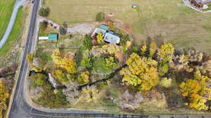 Aerial view of property and surrounding area