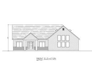 Conceptual ** Main House - Front Elevation