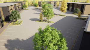 View of home's community featuring uncovered parking