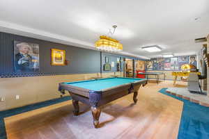 Large basement.  Game room or family room.