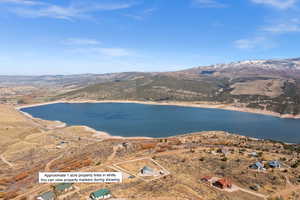 Water view with a mountain backdrop