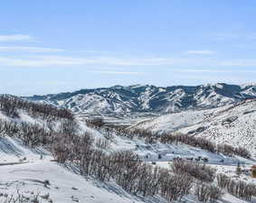 View of mountain background