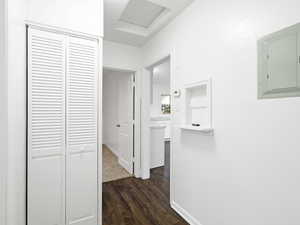 Hallway and furnace closet