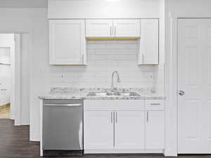 New shaker-style cabinets