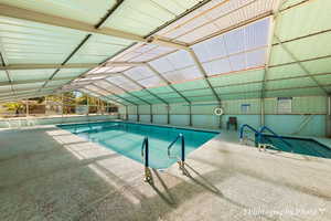 View of indoor community pool
