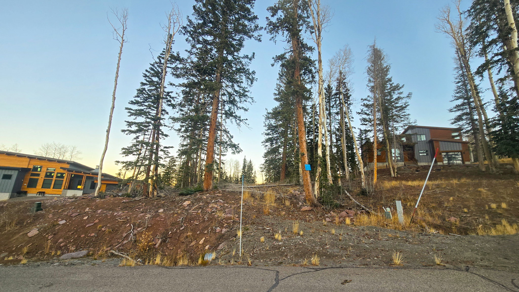 View of asphalt road