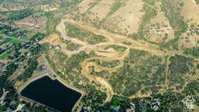 Aerial overview of property's location