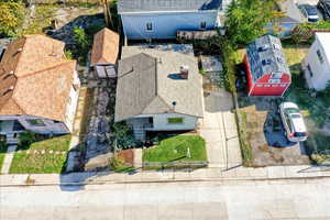 Aerial view of property and surrounding area