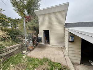 View of outdoor structure