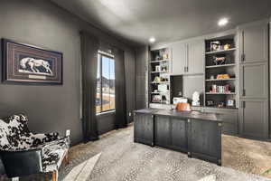 Office with buil in Cabinets