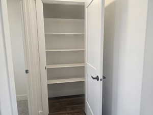 View of closet