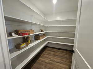 View of storage area