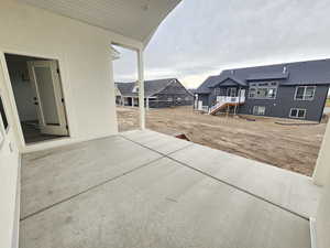 View of patio featuring a residential view
