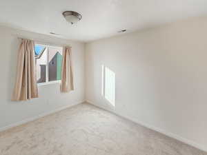 Upstairs bedroom with brand new paint & carpet