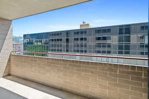 View from balcony in the hear of Downtown Salt Lake City