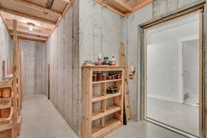 View of unfinished below grade area