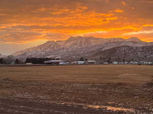 Mountain view featuring rural landscape