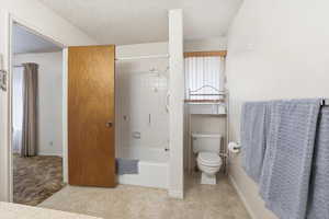 Bathroom featuring  shower combination